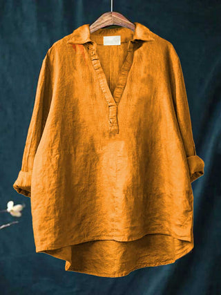 LAILA | Elegant Summer Linen Blouse