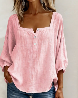 Maribel | Square Neck Balloon Sleeve Shirt