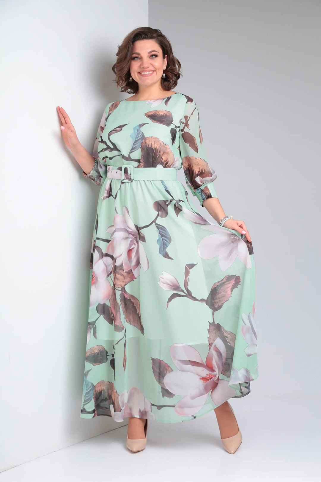 SCARLETT | Long-Sleeve Floral Dress