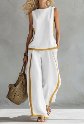 LEILA | Elegant Cotton and Linen Set