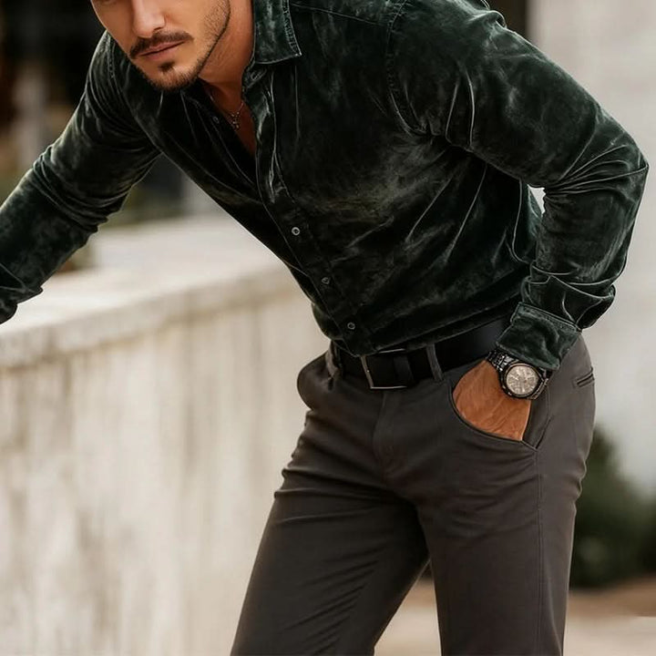 Oscar | Velvet Shirt