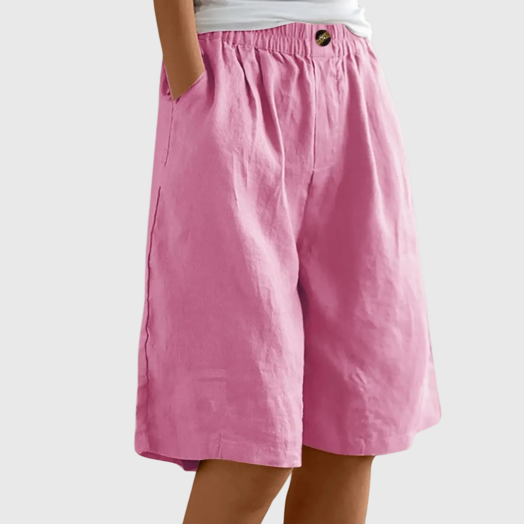 MILEY™ | Elegant Cotton-Linen Shorts