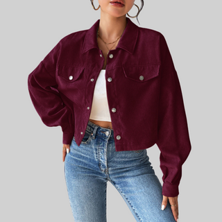 ESTRELLA™ - Classic Collared Button-Front Jacket