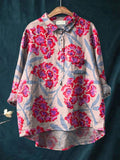 Rosalia | Women's Soft Bloom Print Casual Shirt