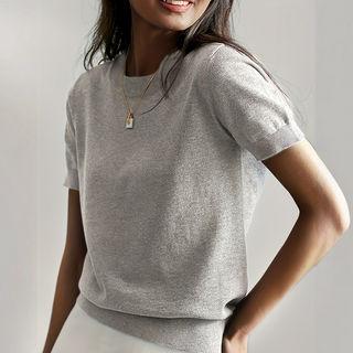 Viane - Casual Short-Sleeve Crew Neck Top