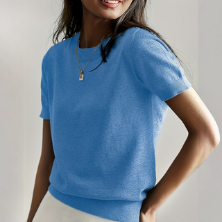 Viane - Casual Short-Sleeve Crew Neck Top