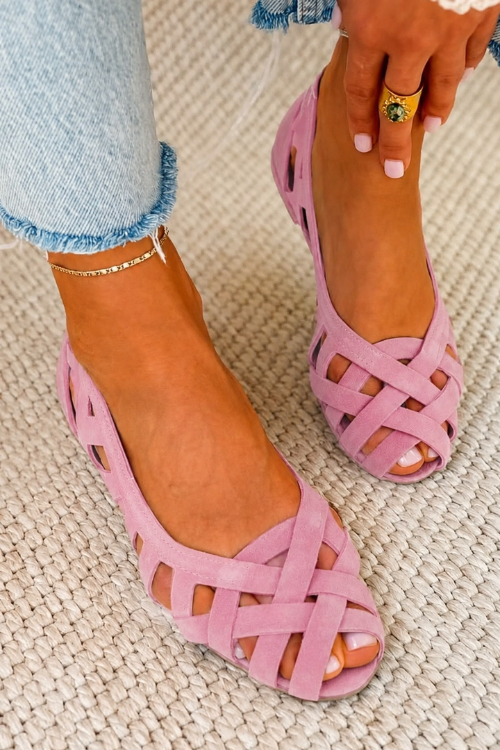 Venezia™ | Colourful Braided Flat Sandals