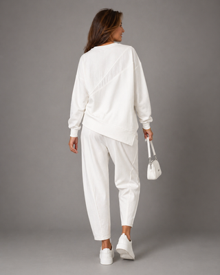 AMELIA | Casual Two-Piece Set with Round Neck and Long-Sleeves
