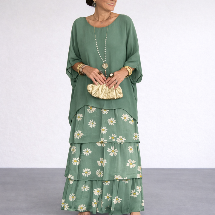 LARA™ | Elegant Flowing Maxi Dress