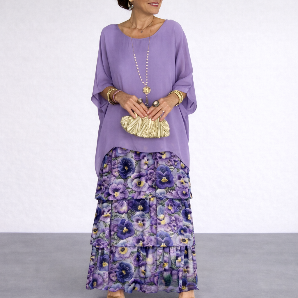 LARA™ | Elegant Flowing Maxi Dress