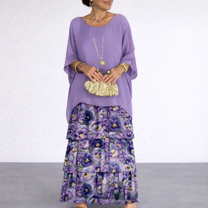 LARA™ | Elegant Flowing Maxi Dress