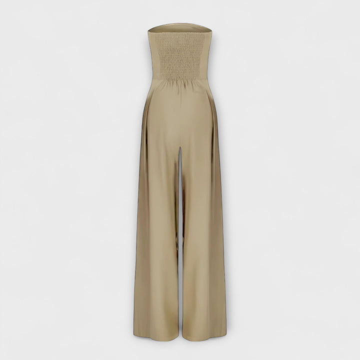 KIORA | Elegant Strapless Jumpsuit