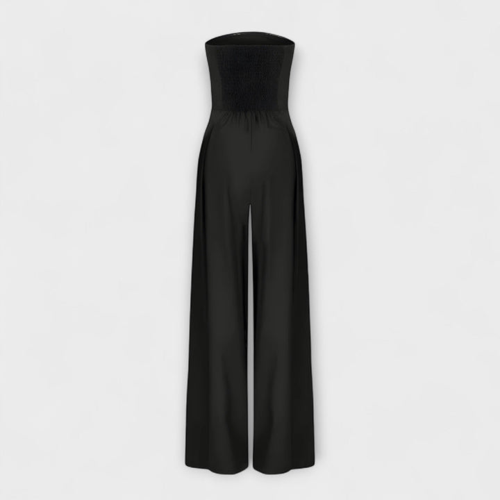 KIORA | Elegant Strapless Jumpsuit