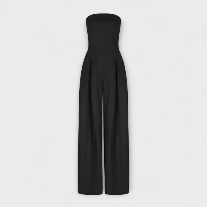 KIORA | Elegant Strapless Jumpsuit