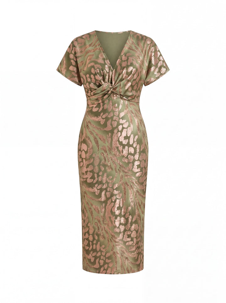 Giulia | Natural Elegance Midi Dress