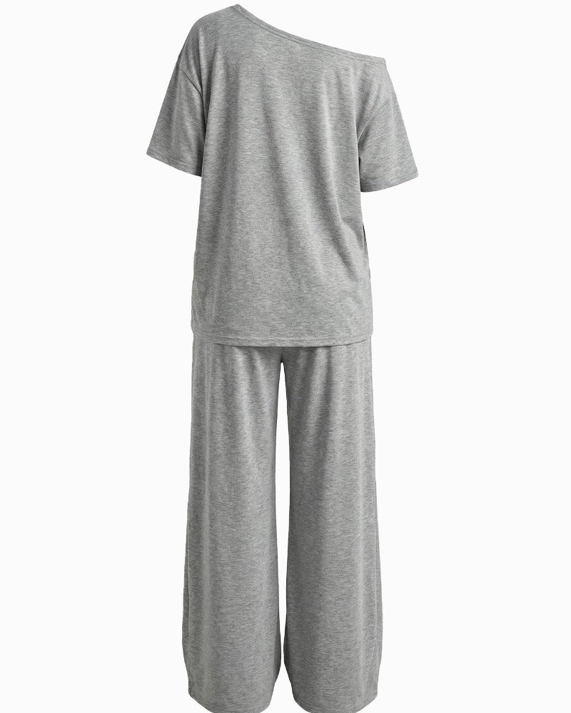 Emilia™ | Set with Top and Wide Trousers