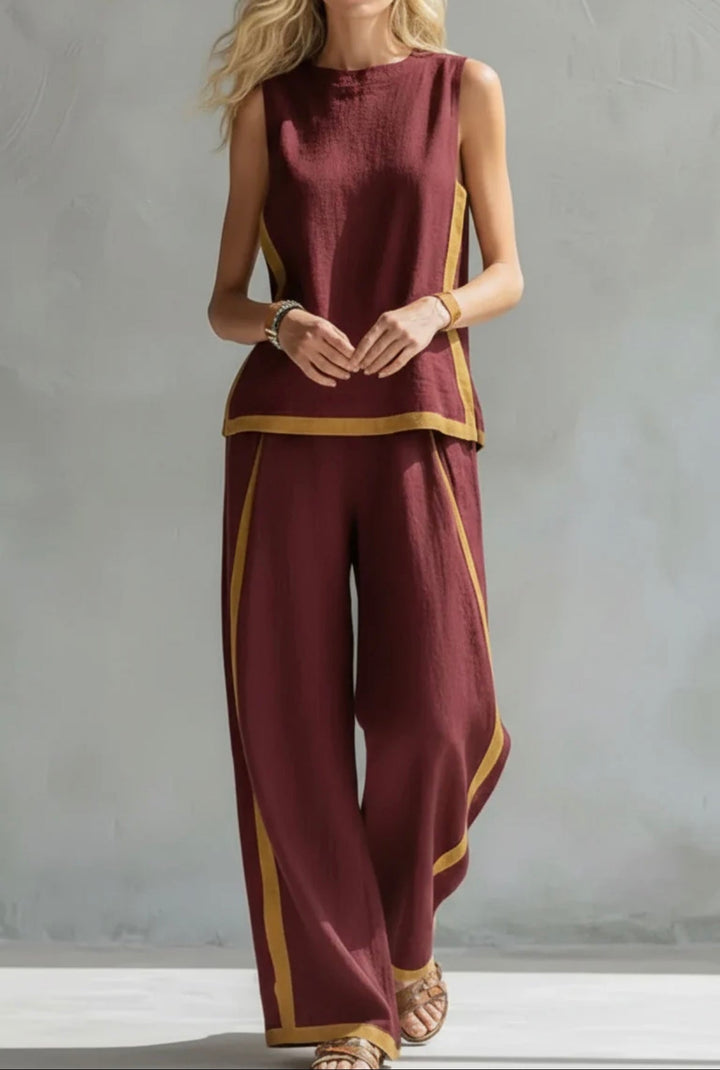 LEILA | Elegant Cotton and Linen Set