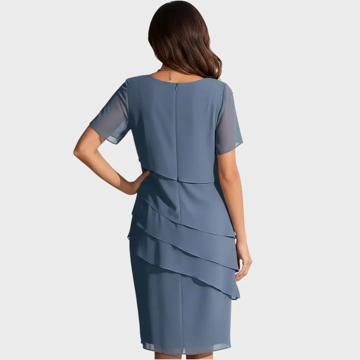 KENDRA™ | Layered Midi Dress