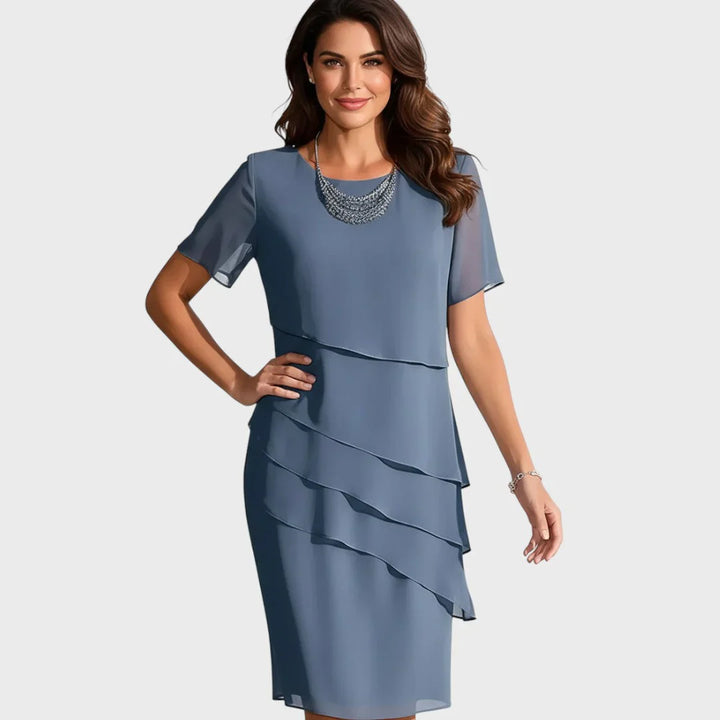 KENDRA™ | Layered Midi Dress