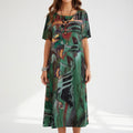 AZÉLORIA | Elegant Flowing Artistic Maxi Dress