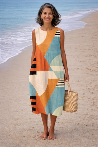 Iris | Summer Midi Dress