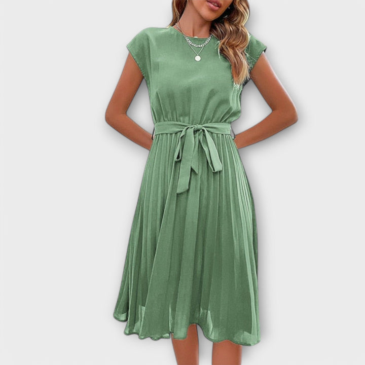 Shira™ | Summer Midi Pleated Dress