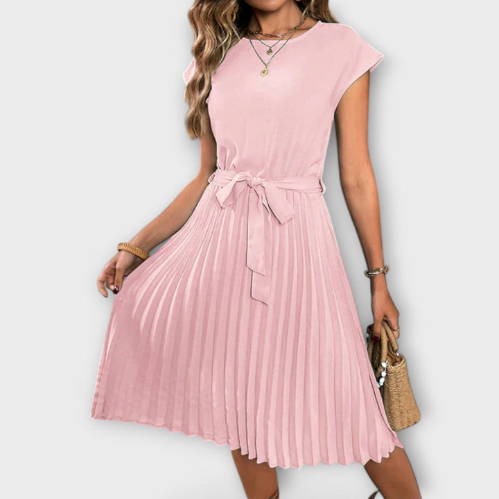Shira™ | Summer Midi Pleated Dress
