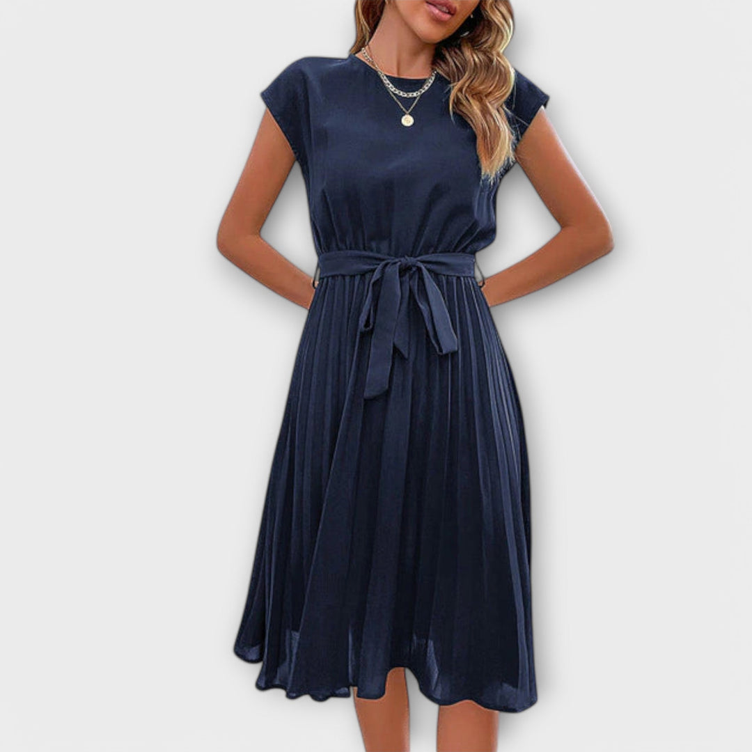 Shira™ | Summer Midi Pleated Dress