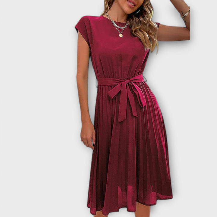 Shira™ | Summer Midi Pleated Dress