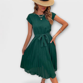Shira™ | Summer Midi Pleated Dress