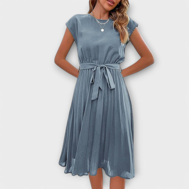 Shira™ | Summer Midi Pleated Dress