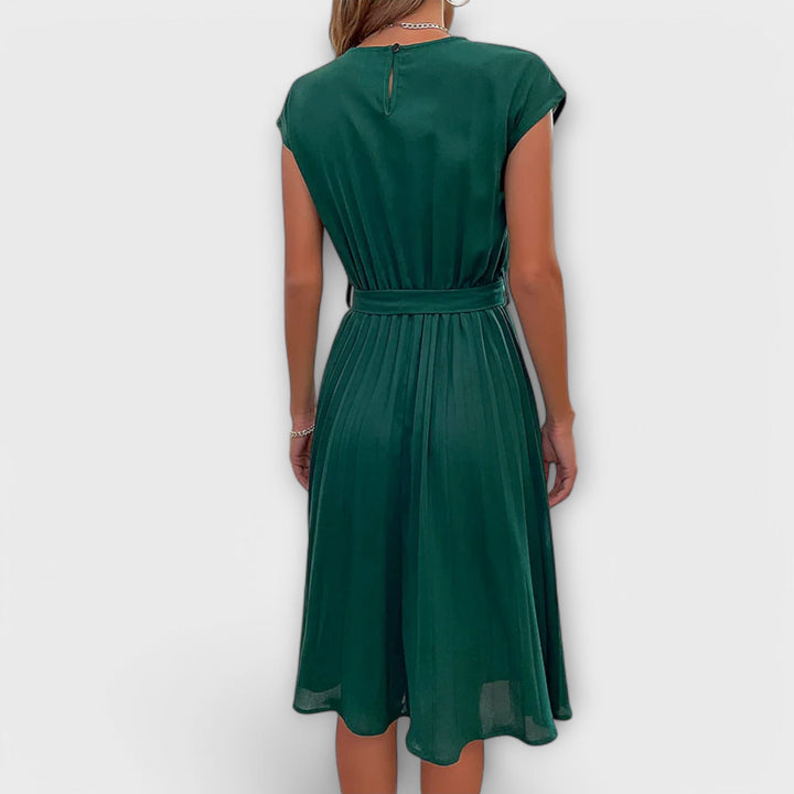 Shira™ | Summer Midi Pleated Dress
