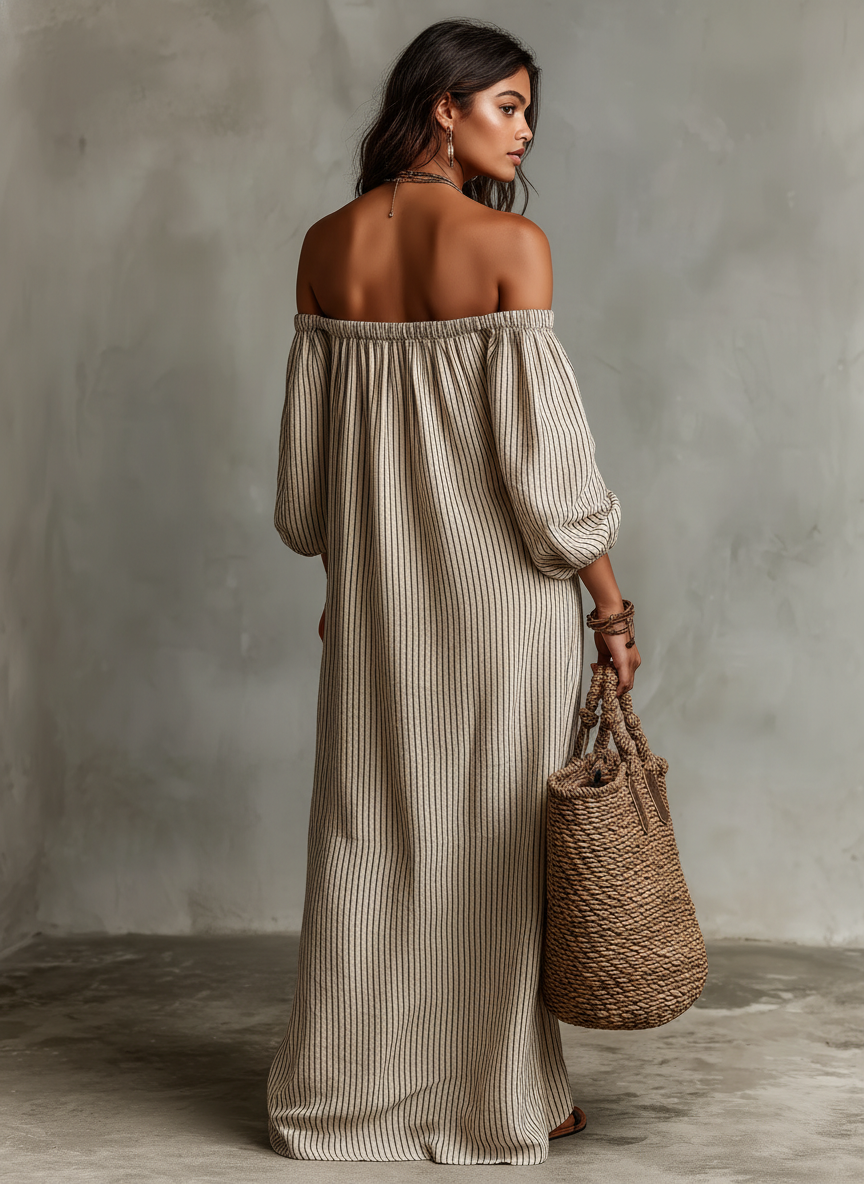 CARMEN | Long Off Shoulder Dress