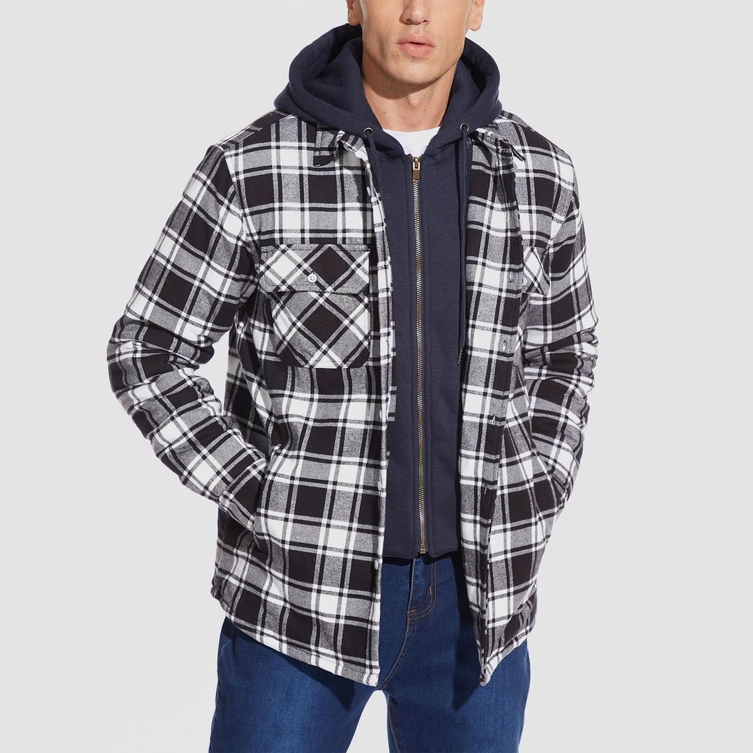 Harry | Flannel Jacket with Removable Hood
