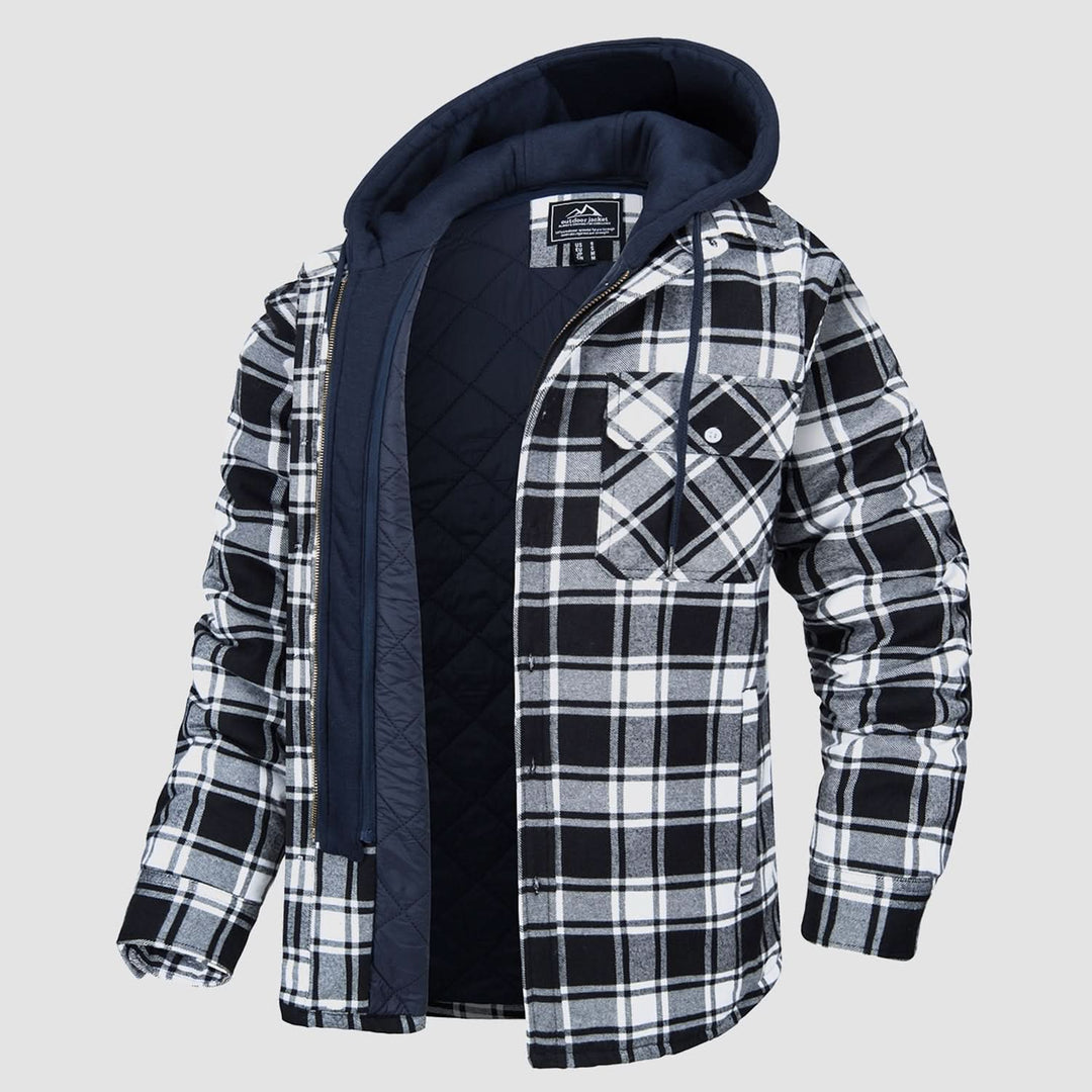 Harry | Flannel Jacket with Removable Hood