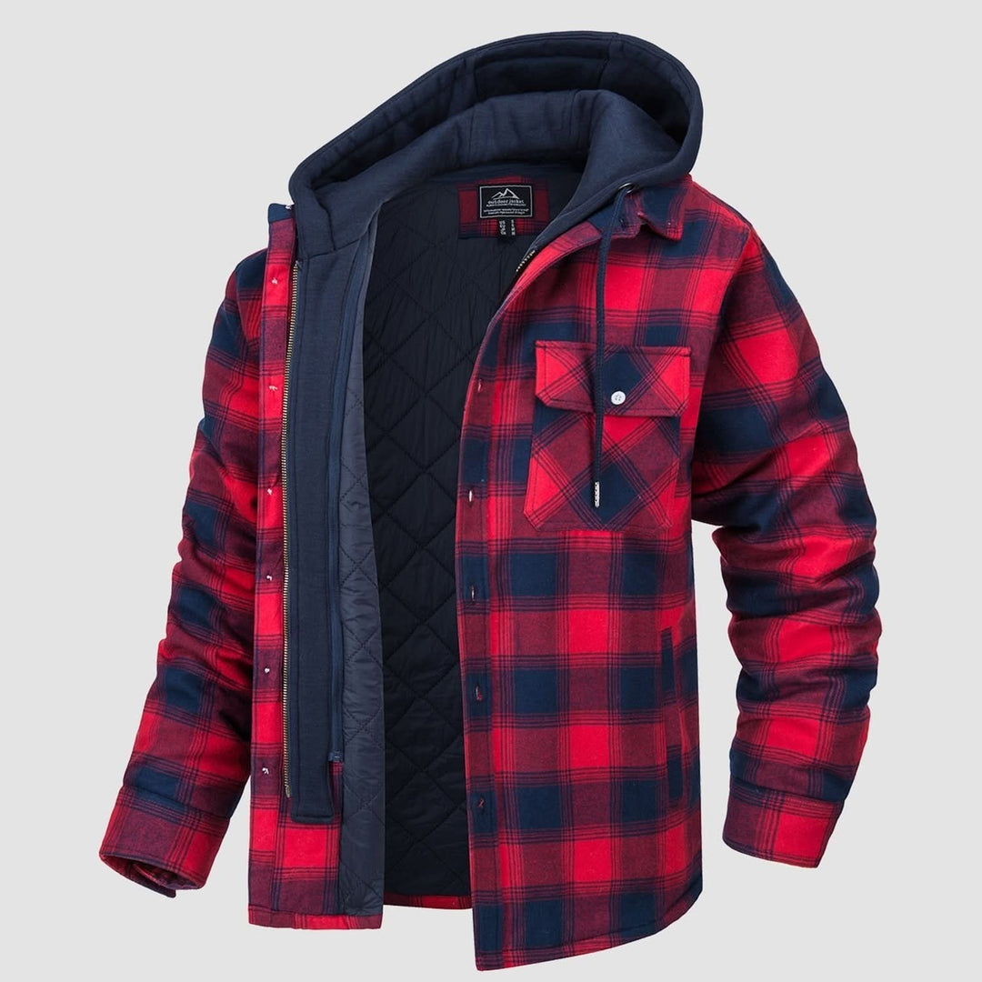 Harry | Flannel Jacket with Removable Hood