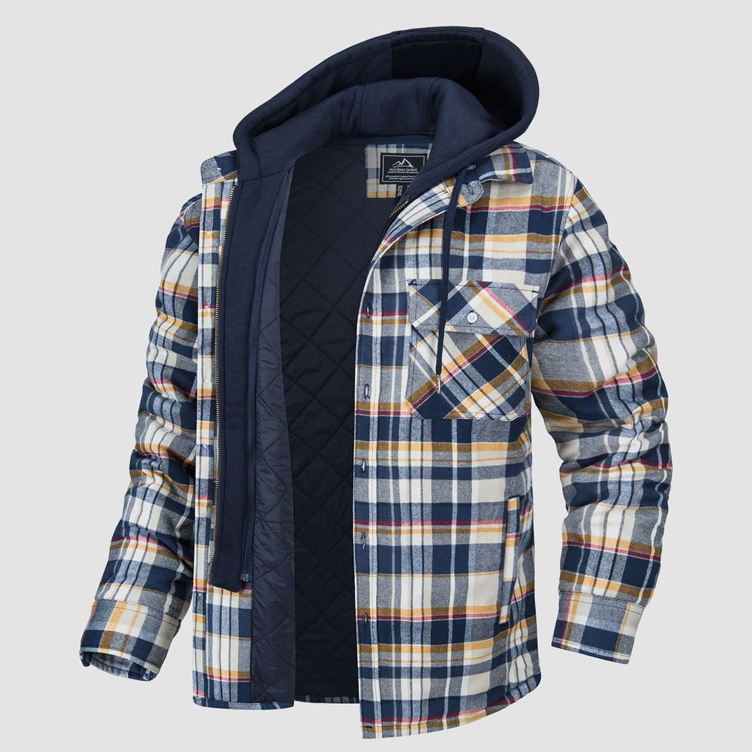 Harry | Flannel Jacket with Removable Hood