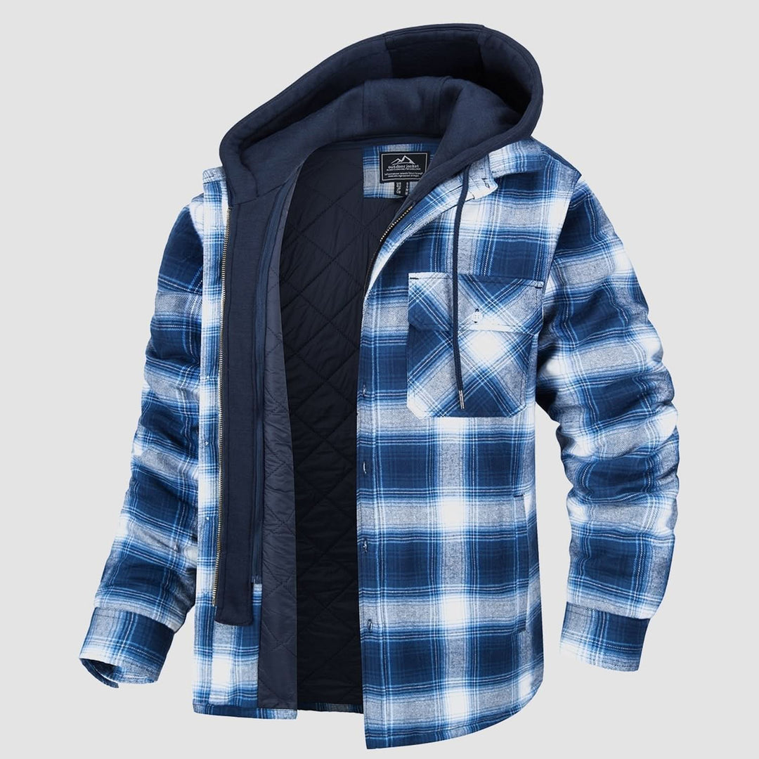 Harry | Flannel Jacket with Removable Hood