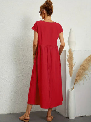 GABRIELLE™ - A Flowing Midi Dress with Timeless Elegance