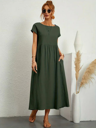 GABRIELLE™ - A Flowing Midi Dress with Timeless Elegance