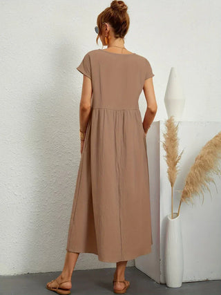 GABRIELLE™ - A Flowing Midi Dress with Timeless Elegance