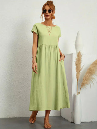 GABRIELLE™ - A Flowing Midi Dress with Timeless Elegance