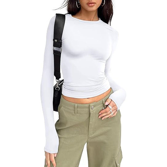 Jill - Casual Long-Sleeve Round Neck Top
