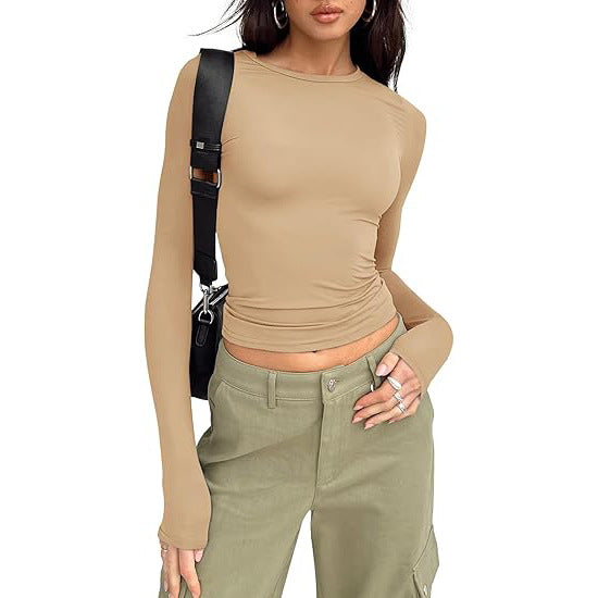 Jill - Casual Long-Sleeve Round Neck Top