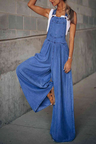 URA™ - Vintage Wide-Leg Fashion Jumpsuit