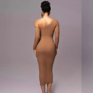 BENTE™ - Classy Bodycon Long-Sleeve Midi Dress