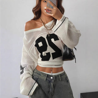 ALON™ - Retro Long-Sleeve Pullover Sweater