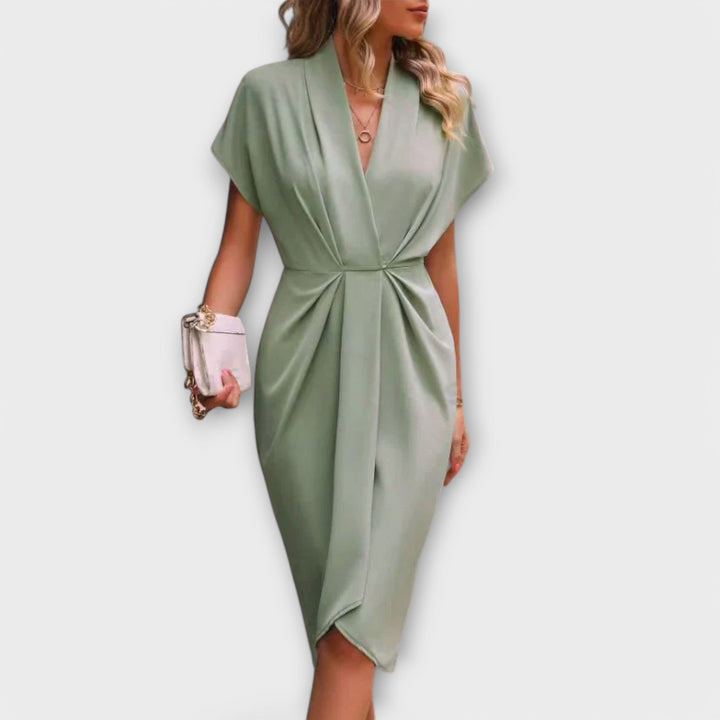 Dana™ | Midi dress with bow