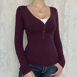 PALYA™ - Comfy V-Neck Long-Sleeve Top