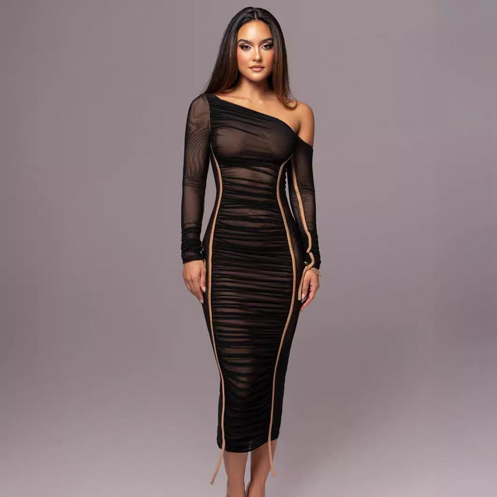 BENTE™ - Classy Bodycon Long-Sleeve Midi Dress